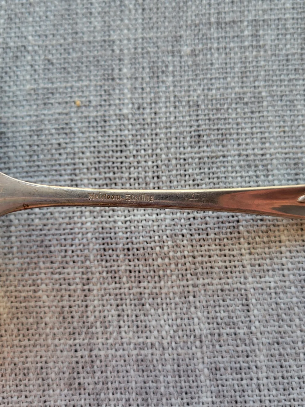 ​Vintage Oneida Heirloom Sterling DAMASK ROSE Gravy Ladle Serving Spoon 1.0 Oz